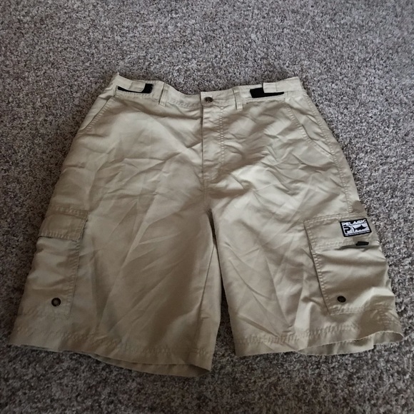 Pelagic Mens Socorro Tan Shorts Size 34 
